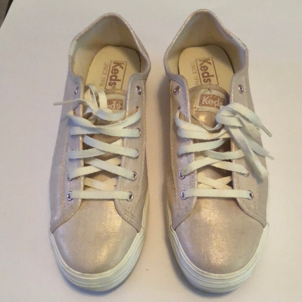 Rose gold Keds